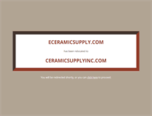 Tablet Screenshot of eceramicsupply.com